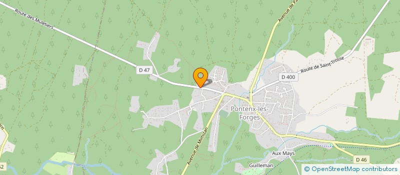 localisation de l'entreprise BEATRICE  PONTENX-LES-FORGES