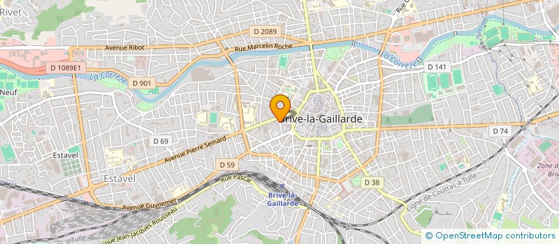 localisation de l'entreprise BEATRICE BARBIER - NEUROPEDAGOGUE  BRIVE-LA-GAILLARDE