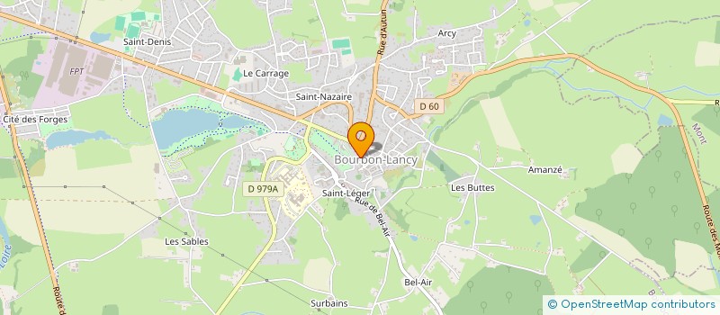localisation de l'entreprise BEATRICE ESTHETIQUE à BOURBON-LANCY