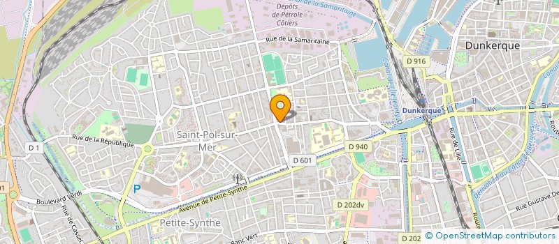localisation de l'entreprise BEATRICE HANNON à DUNKERQUE
