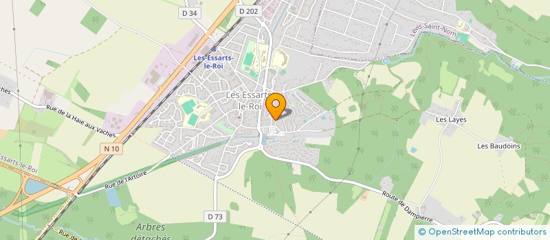 localisation de l'entreprise BEATRICE MALICET à LES ESSARTS-LE-ROI