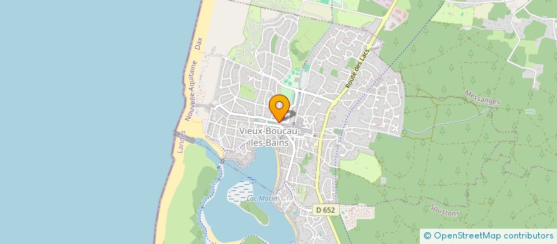 localisation de l'entreprise BEATRICE MALVASIO  VIEUX-BOUCAU-LES-BAINS