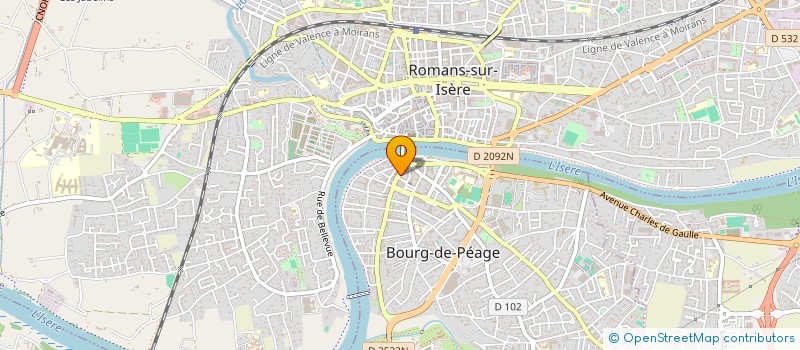 localisation de l'entreprise BEATRICE MICHEL VAN HAVER  BOURG-DE-PEAGE