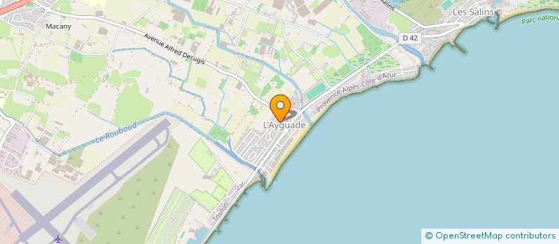 localisation de l'entreprise BEATRICE TOURNIAIRE  HYERES