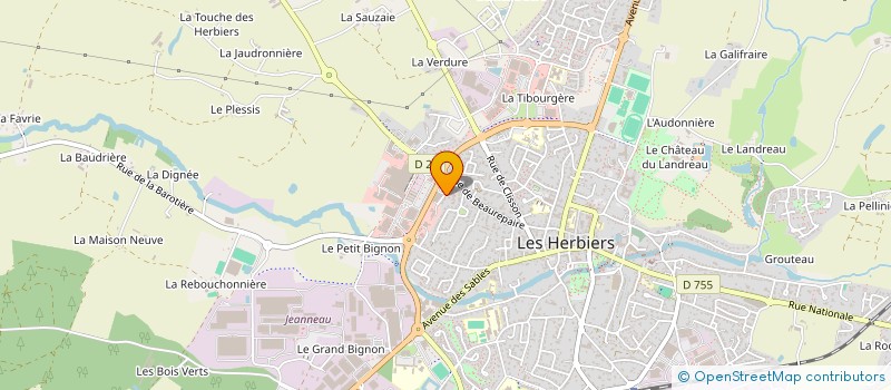 localisation de l'entreprise BEATRICE TRICART-DE SAINT JAN à HERBIERS (LES)