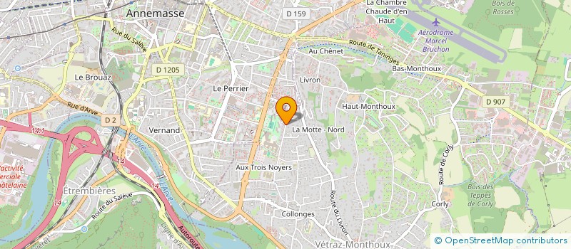 localisation de l'entreprise BEATRIX  VETRAZ-MONTHOUX