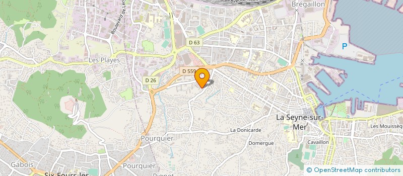 localisation de l'entreprise BEATRIX à LA SEYNE-SUR-MER