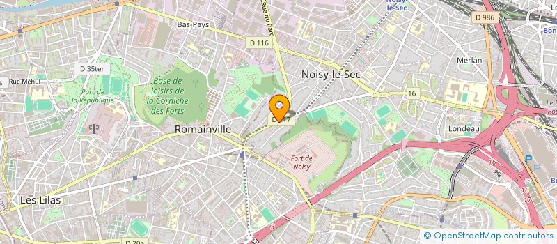 localisation de l'entreprise BEATSY à NOISY-LE-SEC
