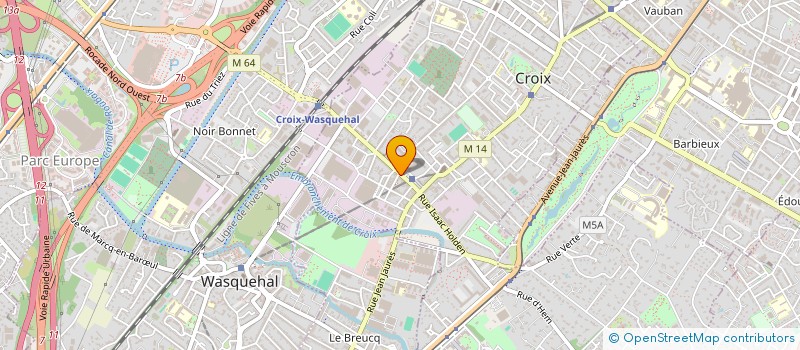 localisation de l'entreprise BEATTITUDE à CROIX