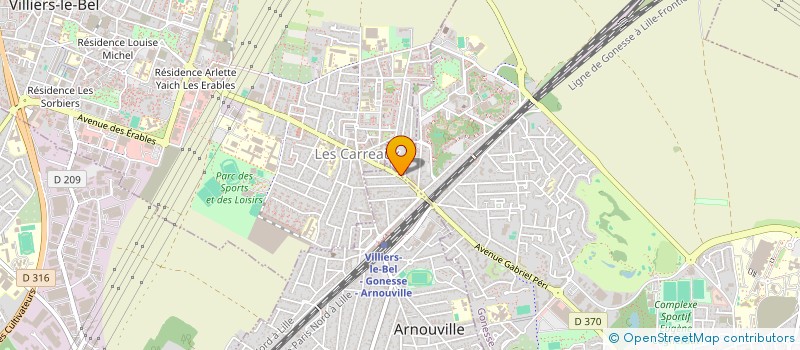 localisation de l'entreprise BEAU  GONESSE