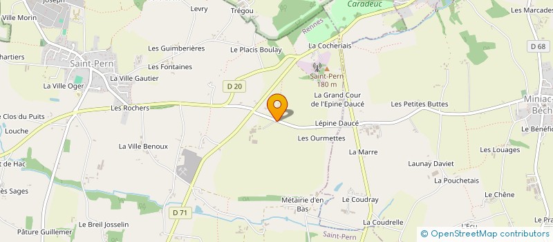 localisation de l'entreprise BEAU  SAINT-PERN