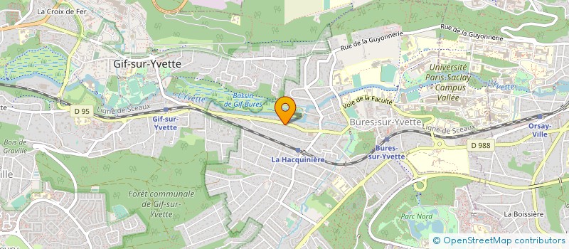 localisation de l'entreprise BEAU&BIO COSMETIQUES à BURES-SUR-YVETTE