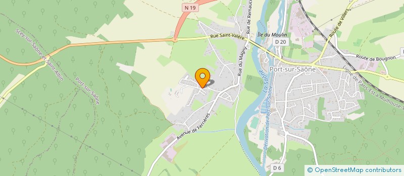 localisation de l'entreprise BEAU BOIS  PORT-SUR-SAONE