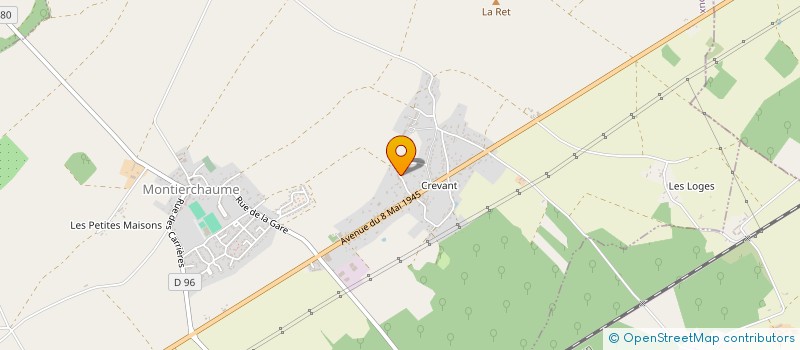 localisation de l'entreprise BEAU CARNAE à MONTIERCHAUME