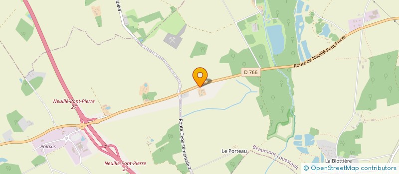 localisation de l'entreprise BEAU CHENE / LA PILONNIERE  BEAUMONT-LOUESTAULT