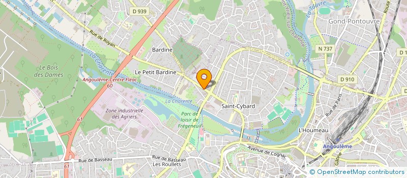 localisation de l'entreprise BEAU & CIE à ANGOULEME