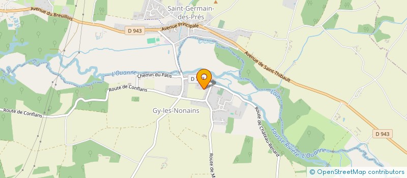 localisation de l'entreprise BEAU DESIGN à GY-LES-NONAINS