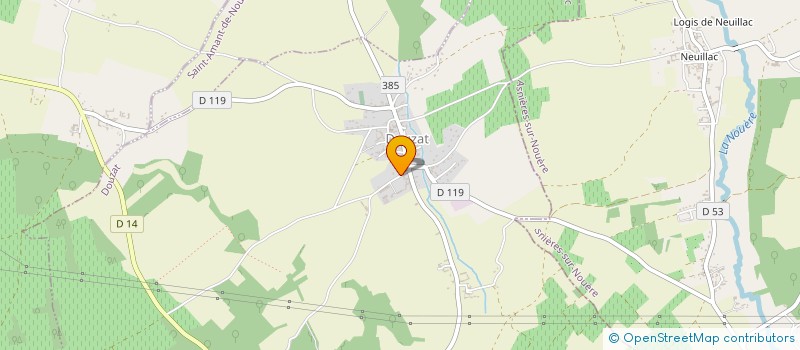 localisation de l'entreprise BEAU IMMO à DOUZAT