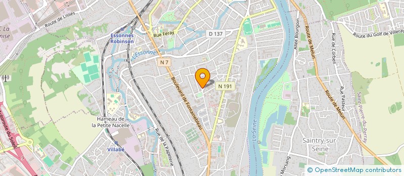 localisation de l'entreprise BEAU LINGE à CORBEIL ESSONNES