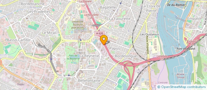 localisation de l'entreprise BEAU MIRAGE à TOULOUSE