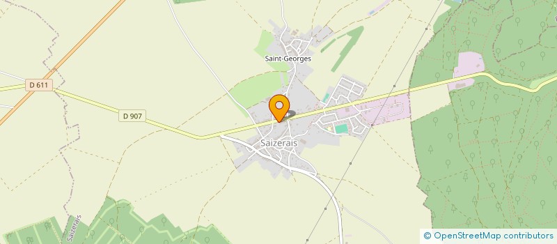 localisation de l'entreprise BEAU-MORAS  SAIZERAIS