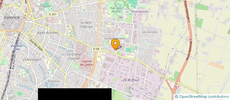 localisation de l'entreprise BEAU PHARE  VALENCE