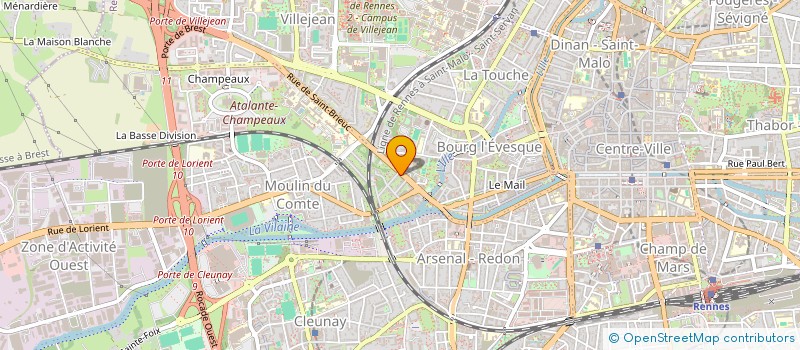 localisation de l'entreprise BEAU PRE à RENNES