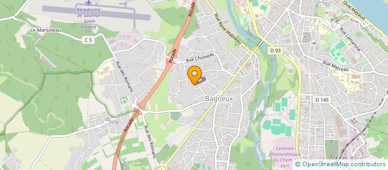 localisation de l'entreprise BEAU REPERE AUTO ECOLE  SAUMUR