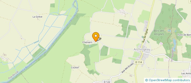 localisation de l'entreprise BEAU REPOS  ARCHINGEAY