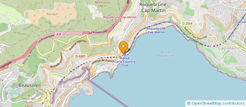 localisation de l'entreprise BEAU REVEIL à ROQUEBRUNE-CAP-MARTIN