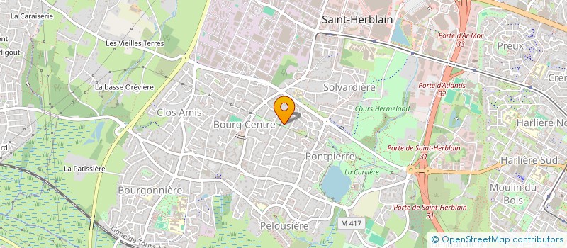 localisation de l'entreprise BEAU RIVAGE  SAINT-HERBLAIN