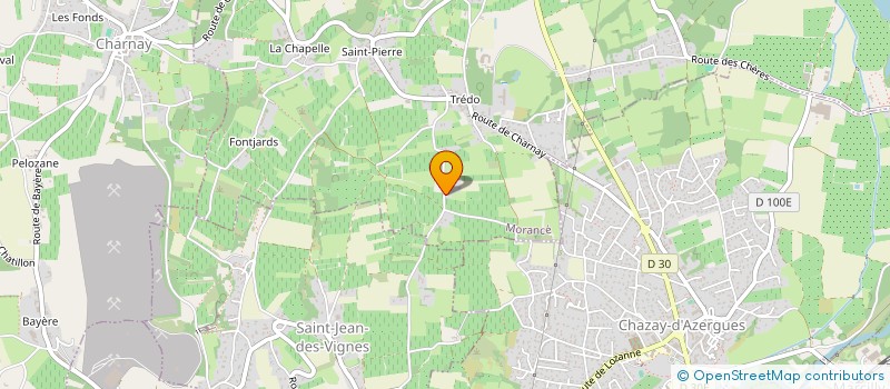 localisation de l'entreprise BEAU RIVAGE  MORANCE