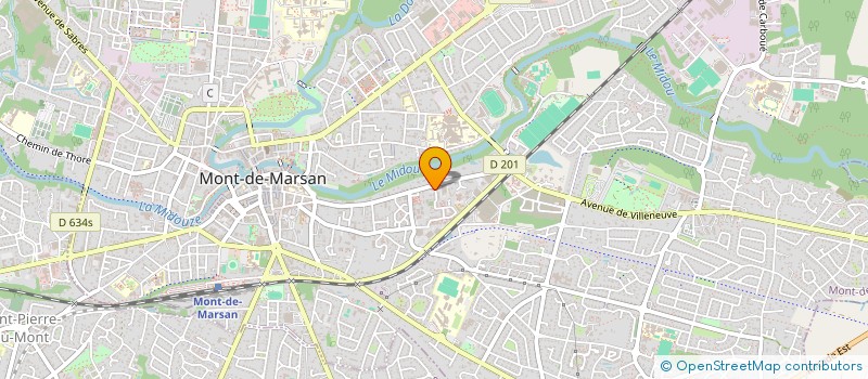 localisation de l'entreprise BEAU ROLE  MONT-DE-MARSAN