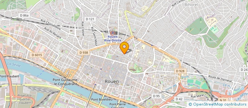 localisation de l'entreprise BEAU-ROUGE à ROUEN