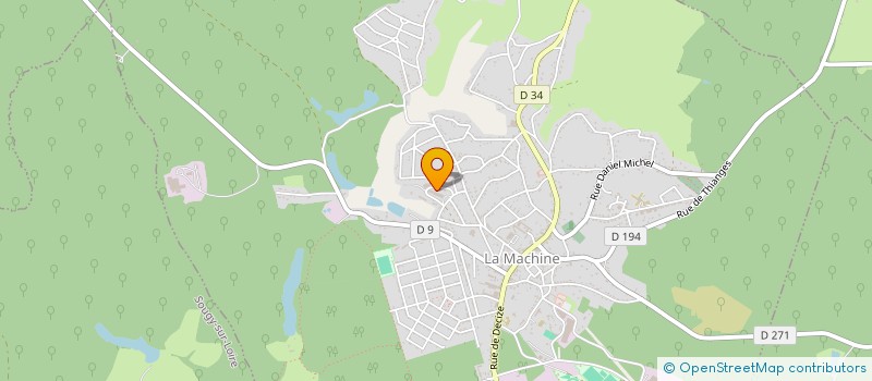 localisation de l'entreprise BEAU SEJOUR  LA MACHINE