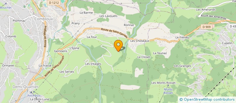 localisation de l'entreprise BEAU SITE  COMBLOUX