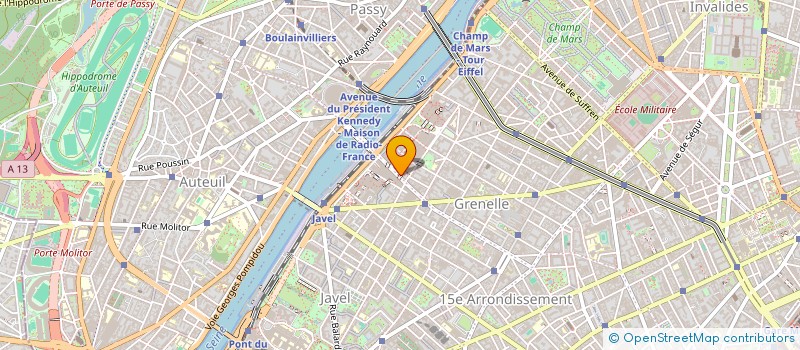 localisation de l'entreprise BEAU SOIR PRODUCTIONS  PARIS