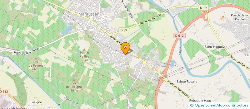 localisation de l'entreprise BEAU SOLEIL  MARAUSSAN