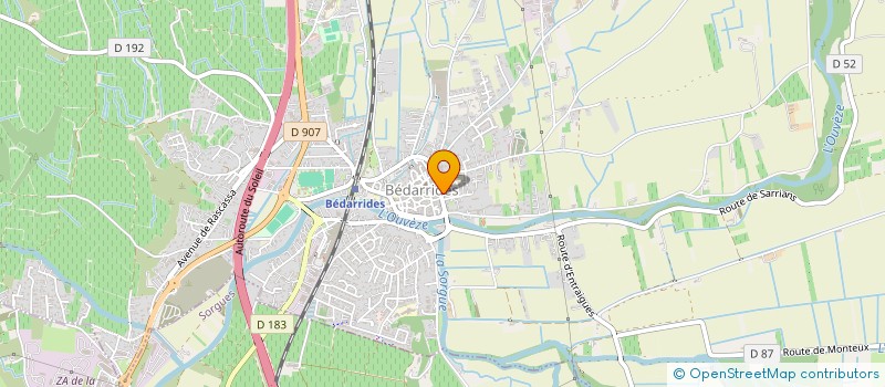 localisation de l'entreprise BEAU SOLEIL  BEDARRIDES