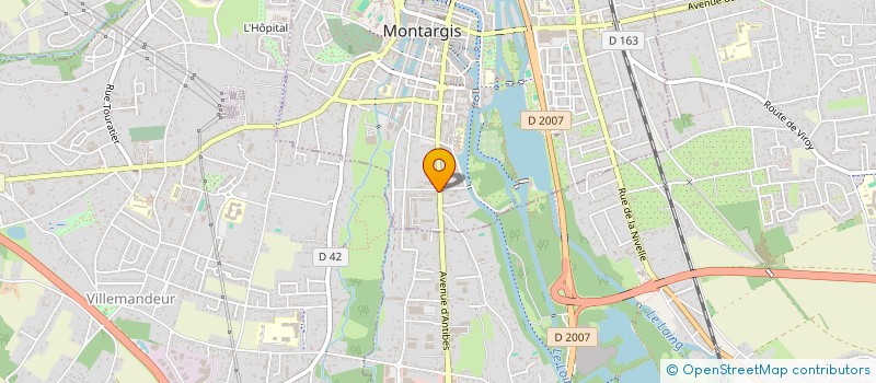 localisation de l'entreprise BEAU SOLEIL à MONTARGIS