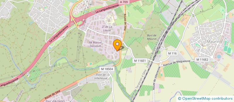 localisation de l'entreprise BEAU SOLEIL  SAINT-JEAN-DE-VEDAS