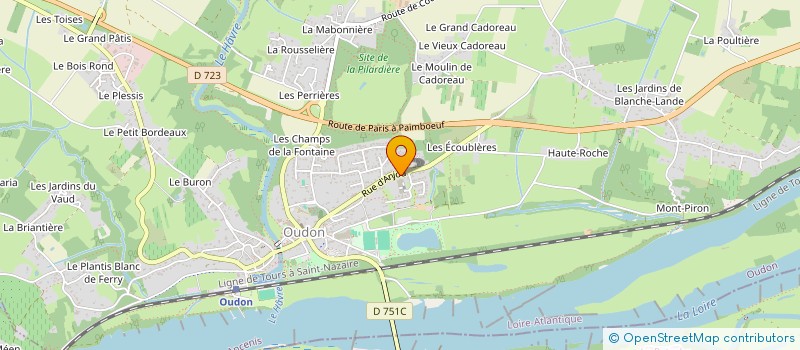 localisation de l'entreprise BEAU SOLEIL  OUDON