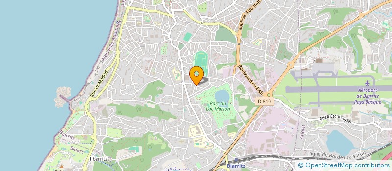localisation de l'entreprise BEAU SOLEIL à BIARRITZ