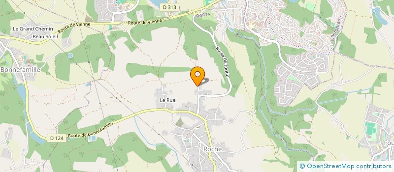 localisation de l'entreprise BEAU SOLEIL ASSOCIATION D'ANIMATION DE LOISIRS ET DE PARTAGE  ROCHE