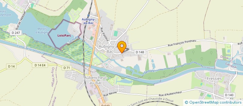 localisation de l'entreprise BEAU TEMPS à AUBIGNY-AU-BAC