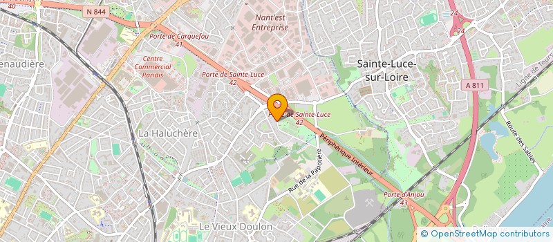 localisation de l'entreprise BEAUBIEN EST  NANTES