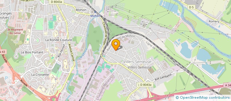 localisation de l'entreprise BEAUBOUCHER  VILLERS-SEMEUSE