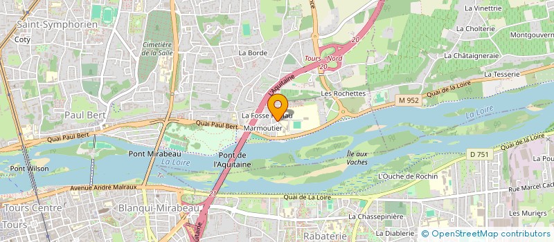 localisation de l'entreprise BEAUBOURG  TOURS