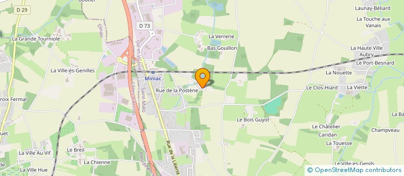 localisation de l'entreprise BEAUCAILLOU  MINIAC-MORVAN