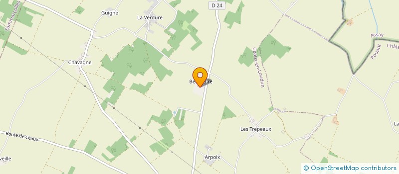 localisation de l'entreprise BEAUCAIRE  CEAUX-EN-LOUDUN